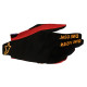 Radar Pro Gloves — Men’s, S, Red/Cyan/Black, Short Cuff