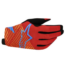 Radar Pro Gloves — XL, Red/Cyan/Black, Short Cuff