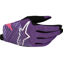 Radar Pro Gloves — M, Purple/Pink/Black, Short Cuff