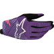 Alpinestars Radar Pro Gloves — 2XL, Purple/Pink/Black, Short Cuff