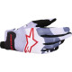 Alpinestars Radar Gloves — M, Gray/Red/White/Light Lilac/Black, Short Cuff, Pair