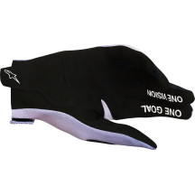 Radar Gloves — L, Gray, Light Lilac, White, Black