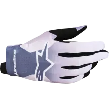 Radar Gloves — 2XL, Gray, White, Light Lilac, Black