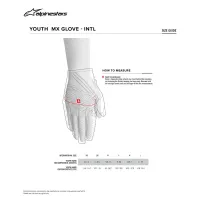Youth Full Bore V2 Gloves — 3XS, Black, Red, White, Light Lilac