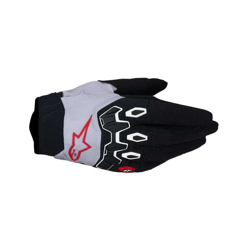 Youth Full Bore V2 Gloves — Youth, 2XS, Black/Red/White/Light Lilac