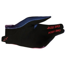 Youth Radar Gloves — L, Blue/Black/Red
