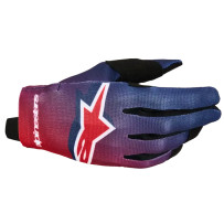 Youth Radar Gloves — Youth, Short Cuff, Black, Blue, Red, S