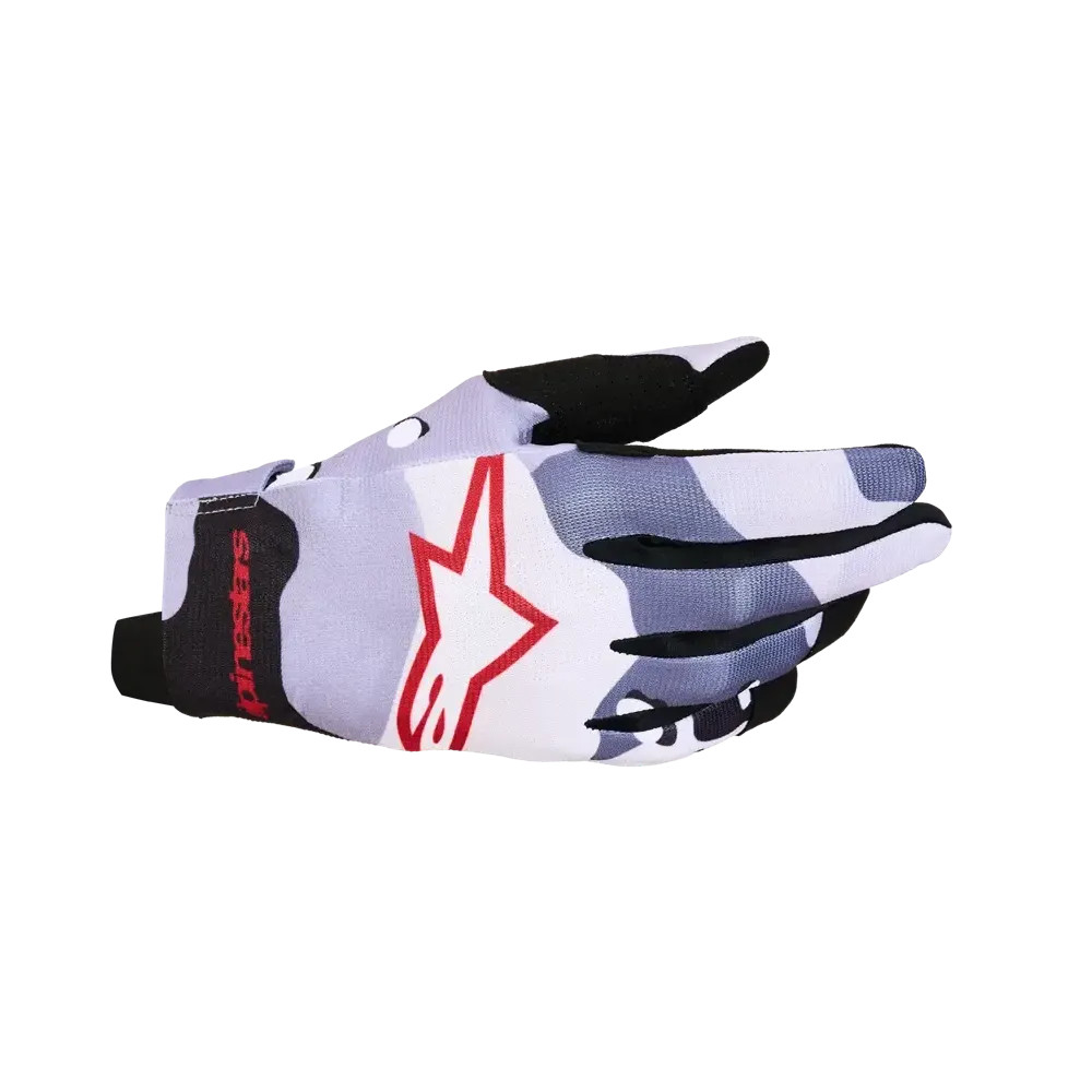 Youth Radar Gloves — 3XS, Gray, Short Cuff, MX