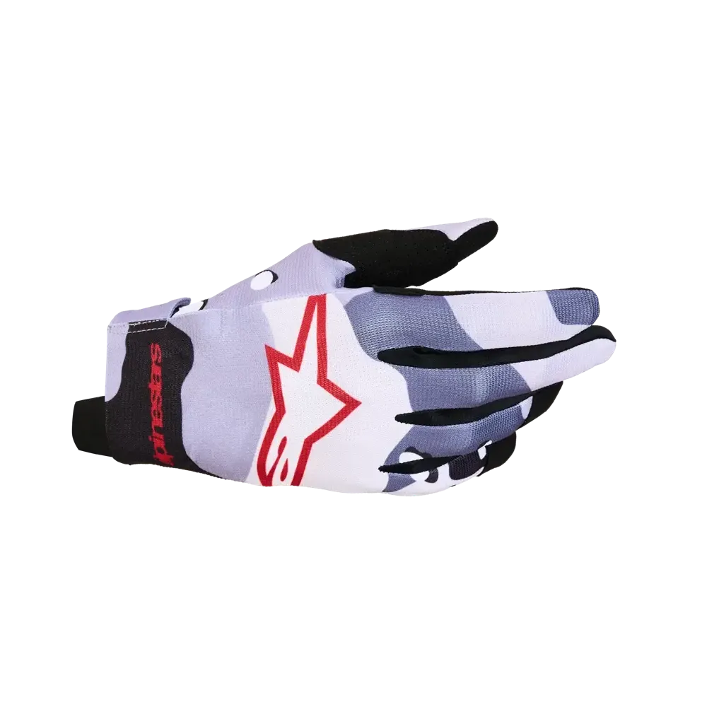 Youth Radar Gloves — 3XS, Gray, Short Cuff, MX