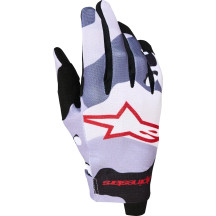 Youth Radar Gloves — XS, Gray, Youth, Short Cuff