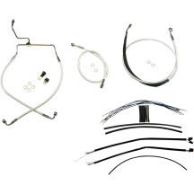Sterling Chromite II® Designer Handlebar Installation Kit — Fits 15"–17" handlebar, Ape Hanger