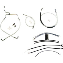 Sterling Chromite II® Designer Handlebar Installation Kit — Fits 15"–17" handlebar, Ape Hanger