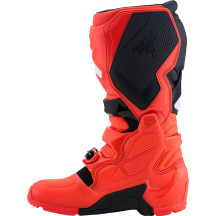 Tech 7 Enduro Boots — US 9, EU 43, Black/Fluorescent Red