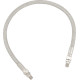 Universal Stainless Steel Braided Oil Line — 51 cm (20"), 8.7 mm (11/32"), 1/8" NPT, Chrome