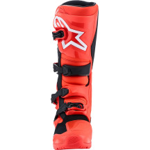 Tech 7 Enduro Boots — Over-Calf, US 16, EU 52, Black, Fluorescent Red
