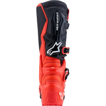 Tech 7 Enduro Boots — Over-Calf, US 16, EU 52, Black, Fluorescent Red