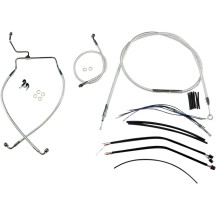 Sterling Chromite II® Designer Handlebar Installation Kit — 12"–14" handlebar height, ape hanger
