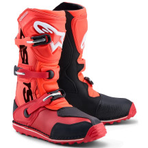 Tech-T Boots — Men’s, Over-Calf, Red/Black/White/Fluorescent Red, EU 39, US 6
