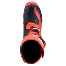 Tech-T Boots — EU 43, US 9, Over-Calf, Red, Black, White, Fluorescent Red