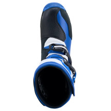 Tech-T Boots — EU 39, US 6, Over-Calf, Blue, Black, White, Dark Blue