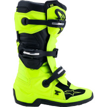 Botas Youth Tech 7S — Juvenil, Niño/Niña, hasta la pantorrilla, negro/amarillo fluorescente, US 2 / EU 34