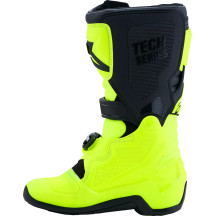 Botas Youth Tech 7S — Juvenil, Niño/Niña, hasta la pantorrilla, negro/amarillo fluorescente, US 2 / EU 34