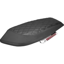 Saddlebag Lid Covers — Black, Pair