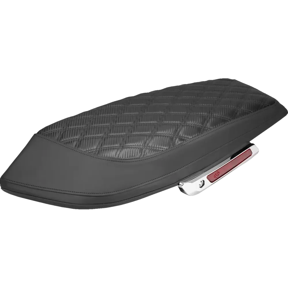 Saddlebag Lid Covers — Black, Pair