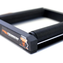 Rodillo para rueda de motocicleta — Negro, acero, portátil