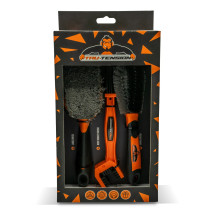 Brushes — Premium Bicycle Brush Set, Black/Orange