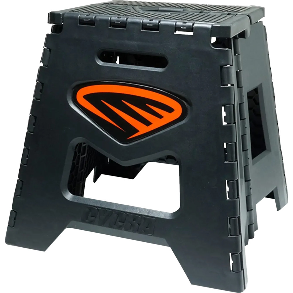 CYCRA Folding Moto Stand — Black, Orange