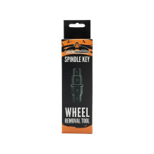 Llave para eje de motocicleta — negra, acero