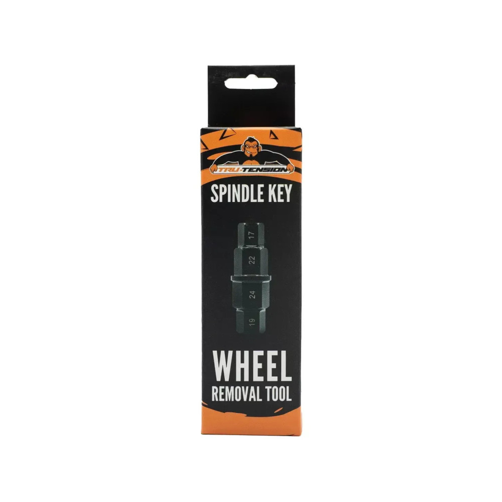 Llave para eje de motocicleta — negra, acero