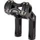 Risers Wayback — 3" Pullback, 7" Rise, 1" Clamp, Negro Brillo