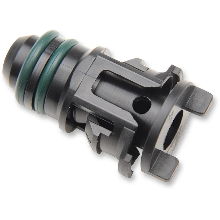 Oil Line Retainer Assembly — 3/8" retainer, black