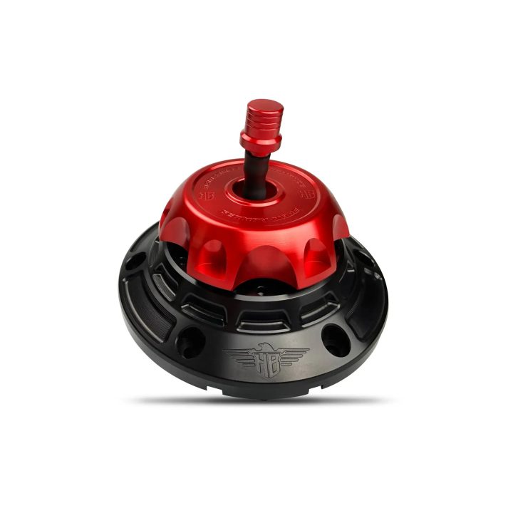 Performance Vented Cap — Vented, Black, Red