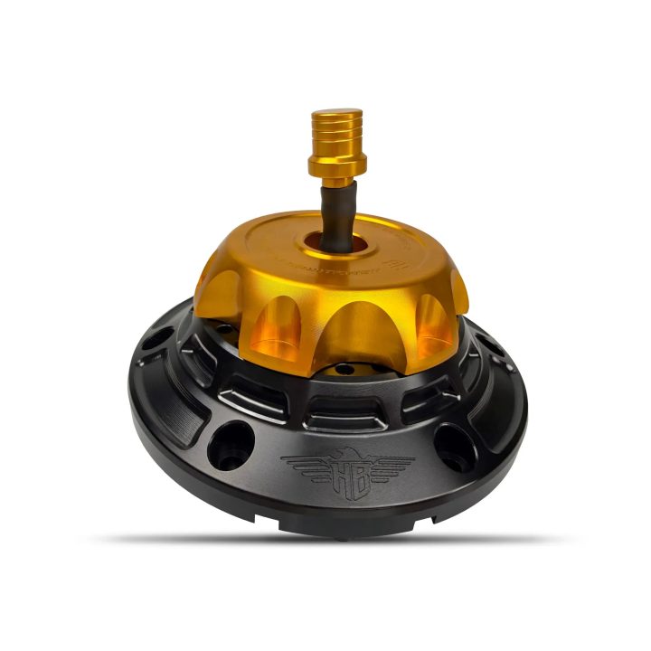 Performance Vented Fuel Cap — Black, Gold, Anodized, CNC Billet Aluminum
