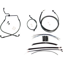 Black Pearl™ Designer Handlebar Installation Kit — Ape Hanger, 30.5–35.5 cm (12"–14")