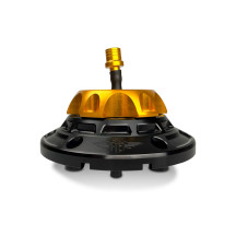 Performance Vented Fuel Cap — Black, Gold, Anodized, CNC Billet Aluminum