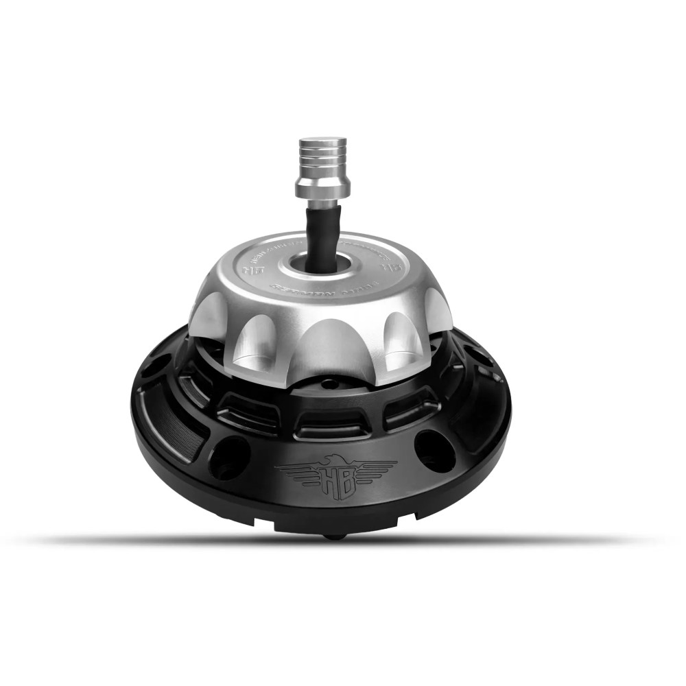 Performance Vented Fuel Cap — Black, Silver