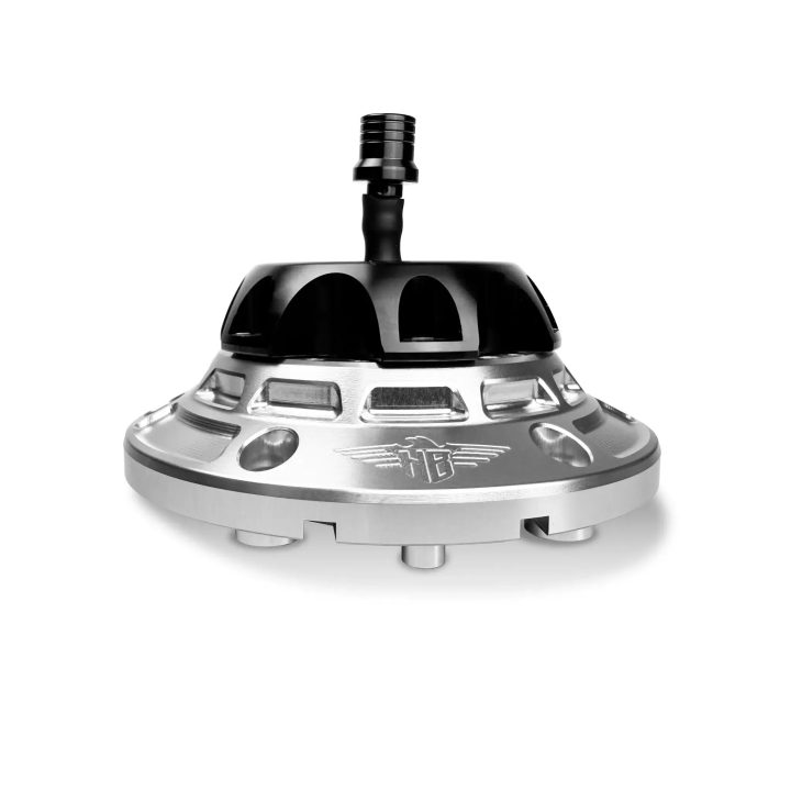 Performance Vented Cap — Vented, Black, Silver