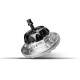Performance Vented Cap — Vented, Black, Silver