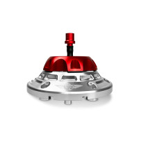 Performance Vented Fuel Cap — Red, Silver, Anodized