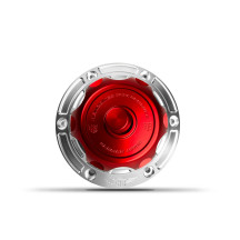 Performance Vented Fuel Cap — Red, Silver, Anodized