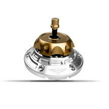 Performance Vented Fuel Cap — Silver, Bronze, Anodized