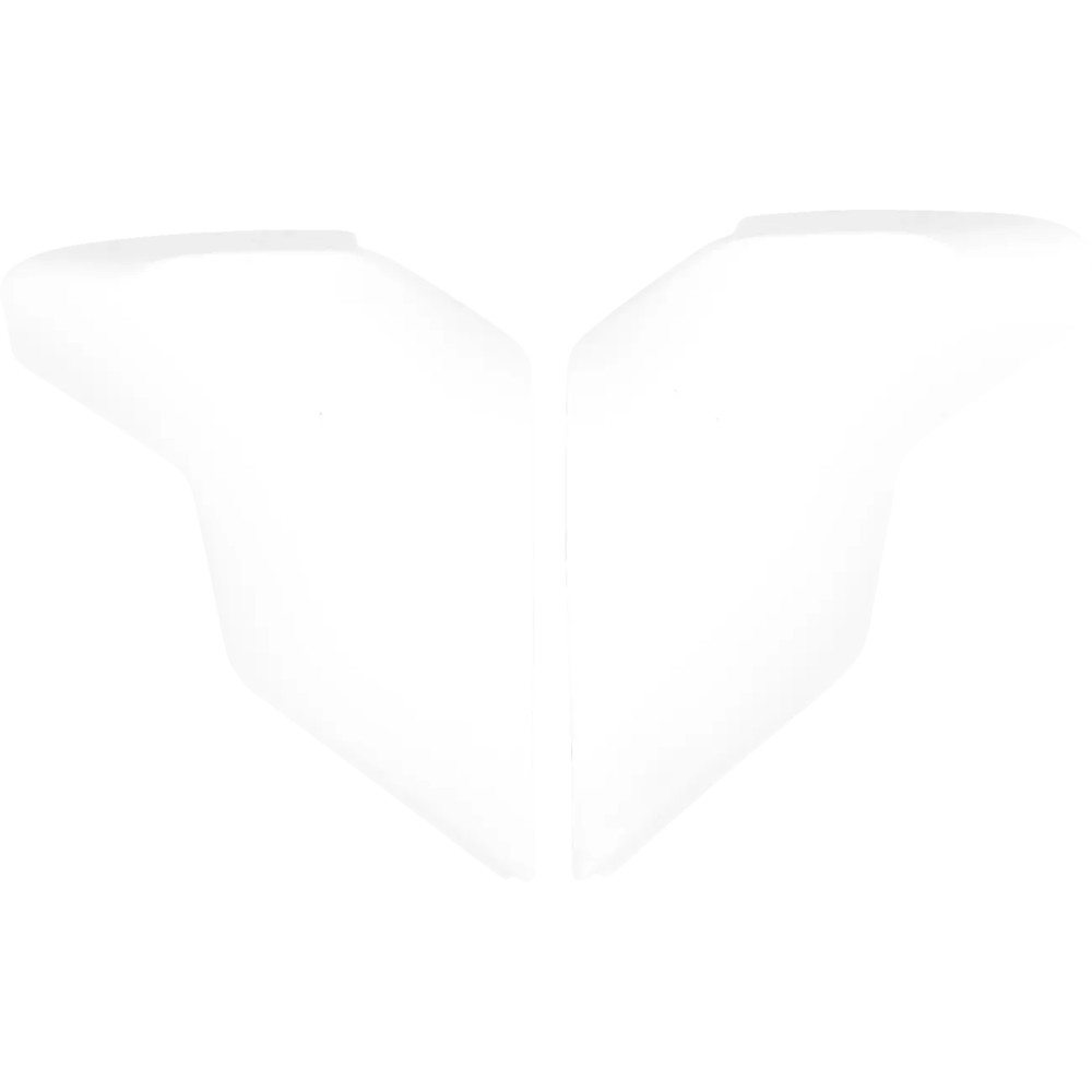 Placas laterales para casco Ultraflite™ — Blanco, brillo