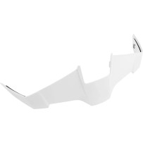 Alerón trasero Threshold™ para casco — Compatible con Threshold™, Talla M-3XL, Blanco mate