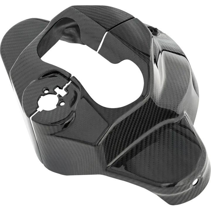 Fork Cover — Black, Carbon Fiber