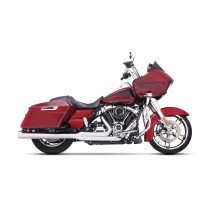 Full Exhaust System FLH 2-Into-1 — 2-Into-1 System, Chrome
