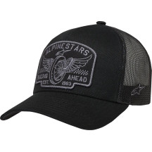 Heritage Patch Trucker Hat — Black, One Size
